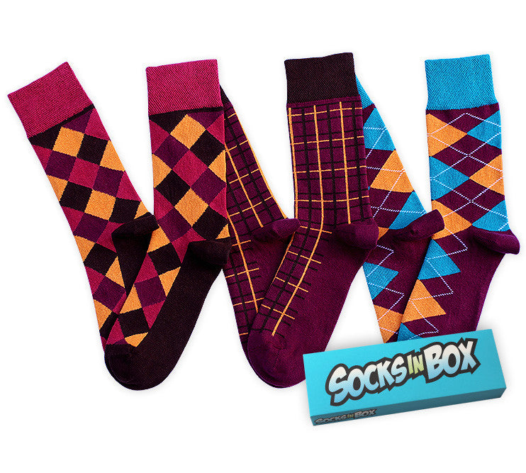 Jarní kolekce barevných ponožek SocksInBox
