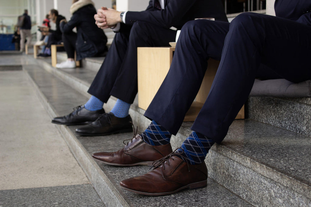 Ponožky k obleku: jak vznikají pánské sady SocksInBox
