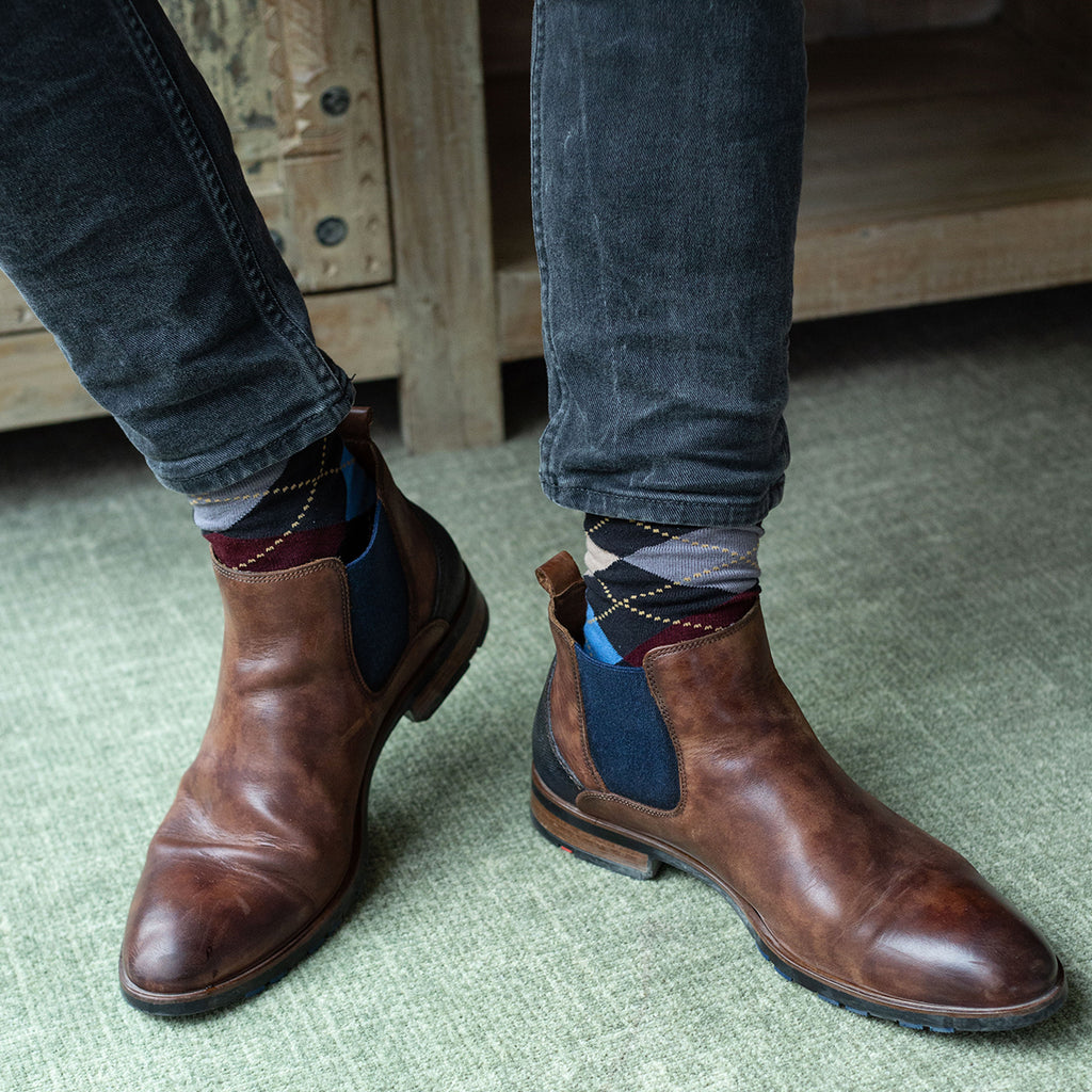 Barevné a přesto elegantní ponožky pro muže