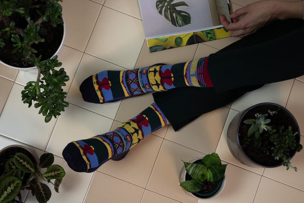 Dušan Jurkovič jako inspirace pro novou sadu ponožek